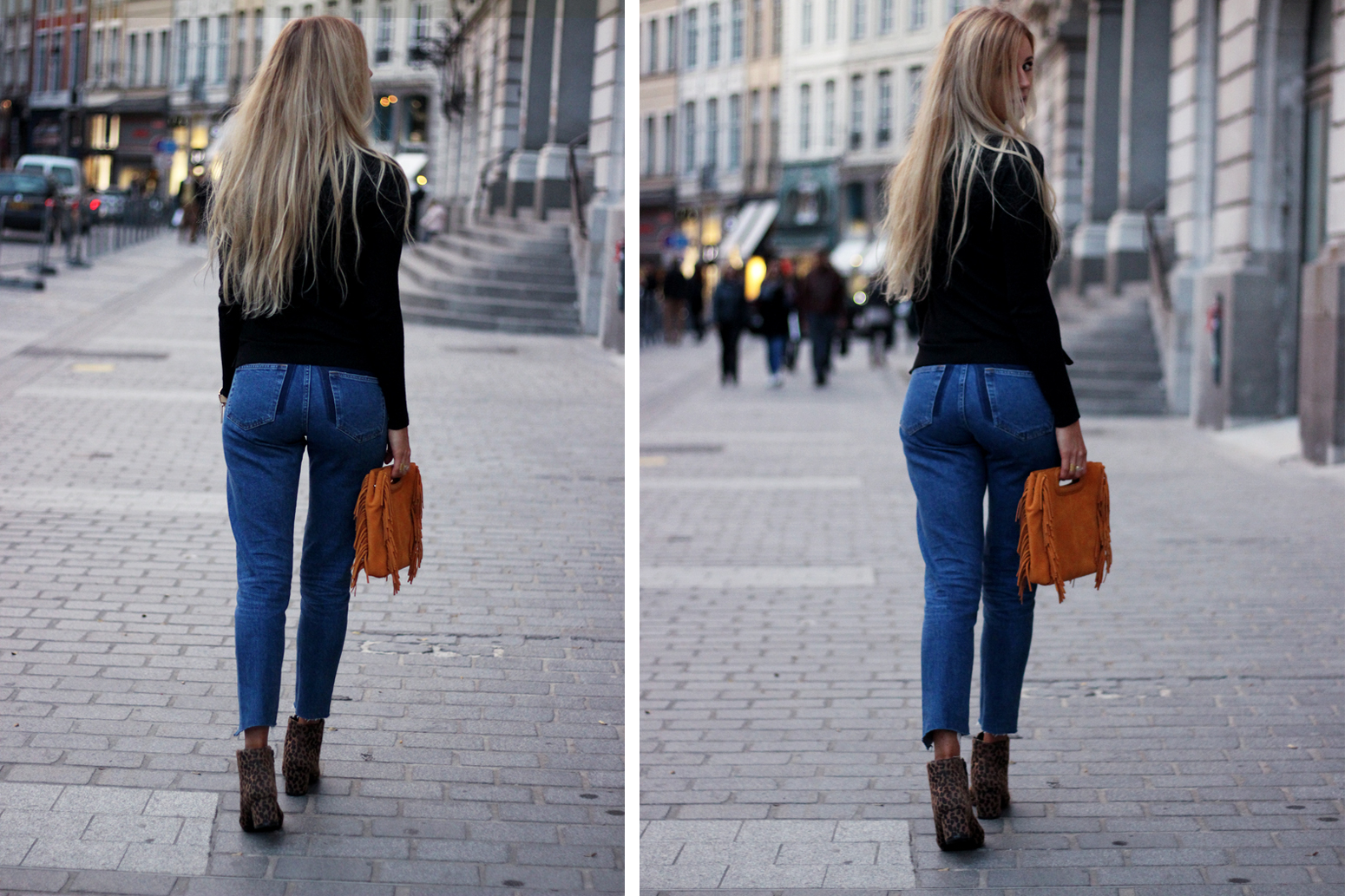 Blog mode tendances looks hiver sac Maje jean H&M