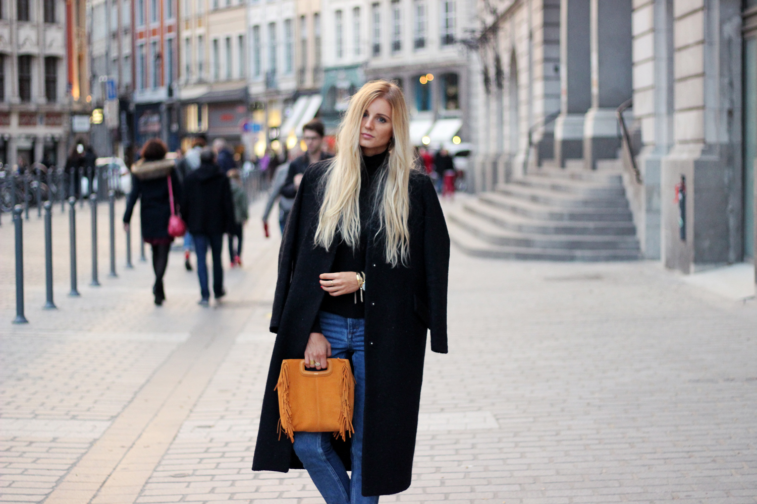 Blog mode tendances looks hiver sac Maje jean H&M manteau Asos